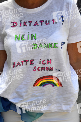 Protest gegen Corona-Maßnahmen in Berlin