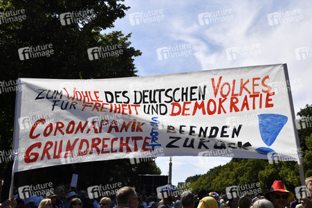 Protest gegen Corona-Maßnahmen in Berlin