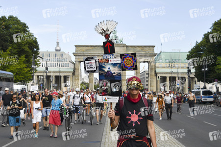 Protest gegen Corona-Maßnahmen in Berlin