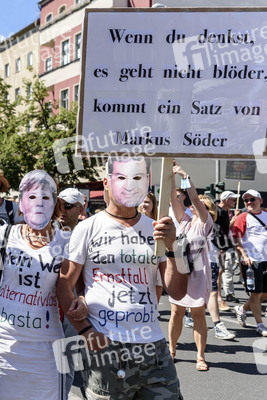 Protest gegen Corona-Maßnahmen in Berlin