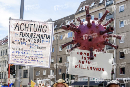 Protest gegen Corona-Maßnahmen in Berlin