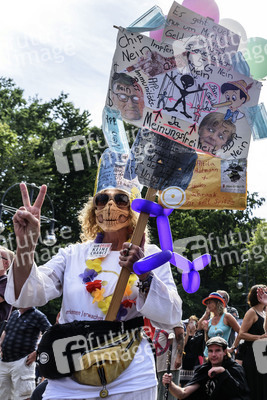 Protest gegen Corona-Maßnahmen in Berlin