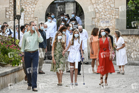 Die spanischen Royals besuchen Petra