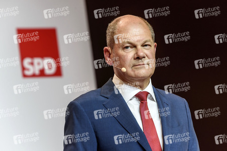 Pressekonferenz zur Nominierung von Olaf Scholz als Kanzlerkandidat in Berlin