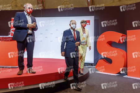 Pressekonferenz zur Nominierung von Olaf Scholz als Kanzlerkandidat in Berlin