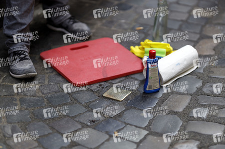 Aktion 'Glanz statt Hetze' in Köln