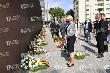 Gedenkveranstaltung zum Jahrestag des Baus der Berliner Mauer in Berlin