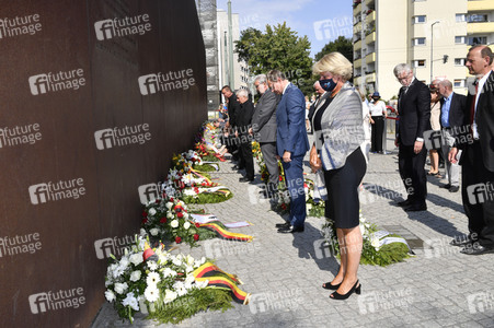 Gedenkveranstaltung zum Jahrestag des Baus der Berliner Mauer in Berlin