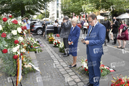 Gedenkveranstaltung zum Jahrestag des Baus der Berliner Mauer in Berlin