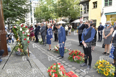 Gedenkveranstaltung zum Jahrestag des Baus der Berliner Mauer in Berlin