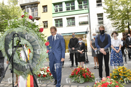 Gedenkveranstaltung zum Jahrestag des Baus der Berliner Mauer in Berlin