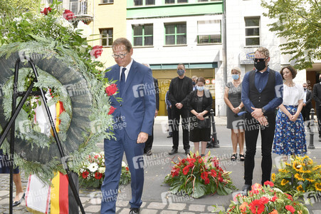 Gedenkveranstaltung zum Jahrestag des Baus der Berliner Mauer in Berlin