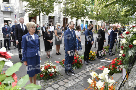 Gedenkveranstaltung zum Jahrestag des Baus der Berliner Mauer in Berlin