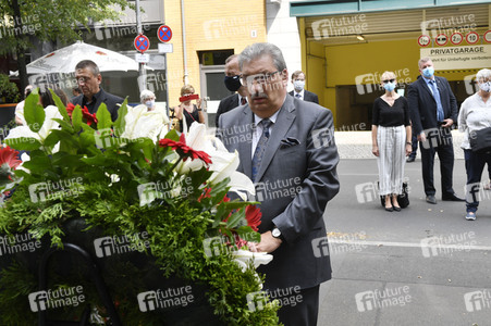 Gedenkveranstaltung zum Jahrestag des Baus der Berliner Mauer in Berlin