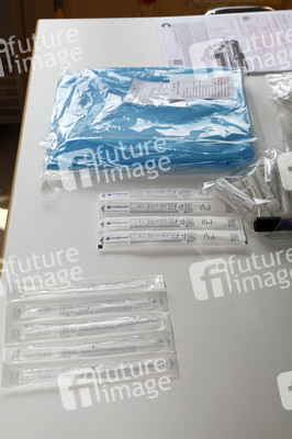 Vorstellung eines Corona-Testcenters für Reiserückkehrer an Autobahn A4 bei Görlitz