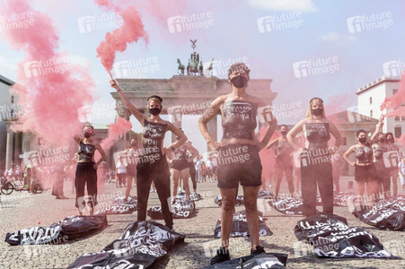 Protest gegen Femizide in Berlin