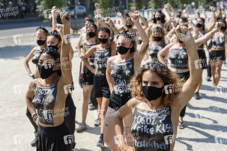 Protest gegen Femizide in Berlin