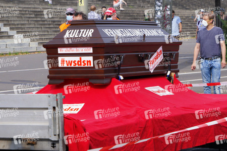 Demonstration 'Rettet die Veranstaltungsbranche' in Berlin