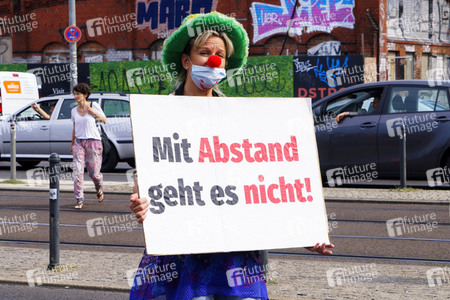 Demonstration 'Rettet die Veranstaltungsbranche' in Berlin