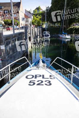 Wasserschutzpolizei auf dem Bodensee bei Überlingen