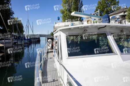 Wasserschutzpolizei auf dem Bodensee bei Überlingen