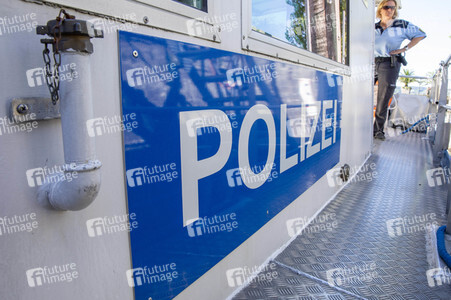 Wasserschutzpolizei auf dem Bodensee bei Überlingen