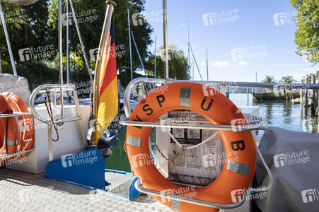 Wasserschutzpolizei auf dem Bodensee bei Überlingen