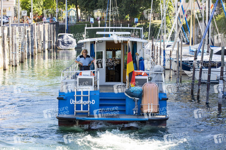 Wasserschutzpolizei auf dem Bodensee bei Überlingen