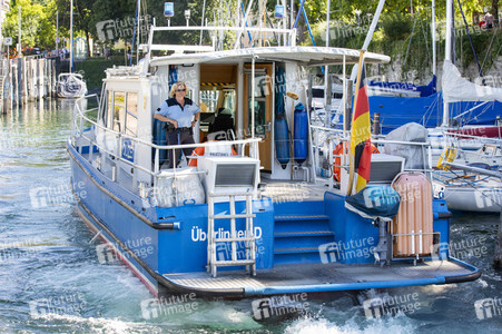 Wasserschutzpolizei auf dem Bodensee bei Überlingen