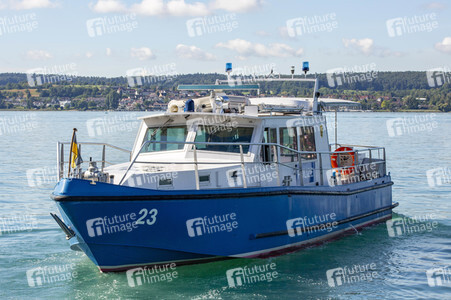 Wasserschutzpolizei auf dem Bodensee bei Überlingen