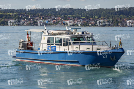 Wasserschutzpolizei auf dem Bodensee bei Überlingen