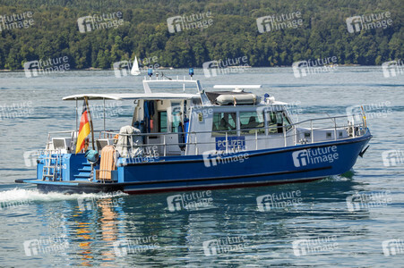 Wasserschutzpolizei auf dem Bodensee bei Überlingen