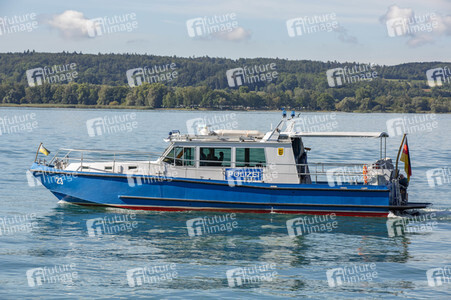 Wasserschutzpolizei auf dem Bodensee bei Überlingen