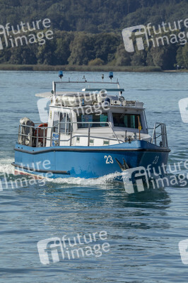 Wasserschutzpolizei auf dem Bodensee bei Überlingen