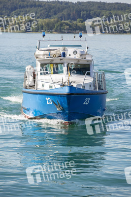 Wasserschutzpolizei auf dem Bodensee bei Überlingen