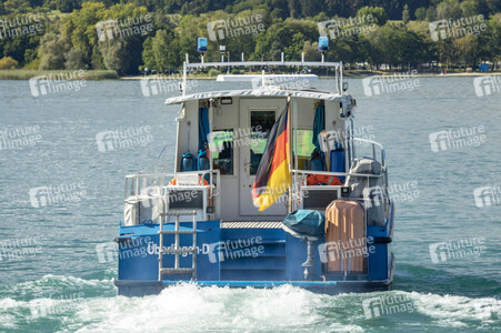 Wasserschutzpolizei auf dem Bodensee bei Überlingen