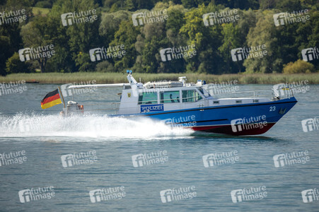 Wasserschutzpolizei auf dem Bodensee bei Überlingen