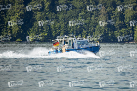 Wasserschutzpolizei auf dem Bodensee bei Überlingen