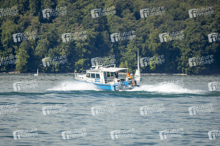 Wasserschutzpolizei auf dem Bodensee bei Überlingen