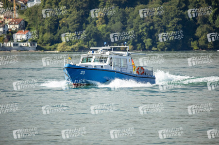 Wasserschutzpolizei auf dem Bodensee bei Überlingen