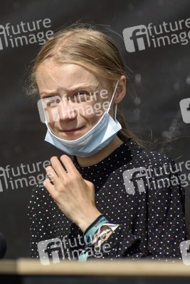 Pressekonferenz mit Greta Thunberg in Berlin