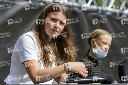 Pressekonferenz mit Greta Thunberg in Berlin