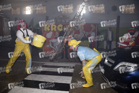 Presse-Premiere 'Clown-Car-Wash' in München