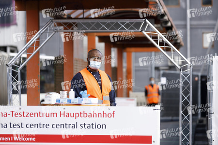 Symbolfoto Corona-Testzentrum
