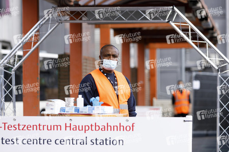 Symbolfoto Corona-Testzentrum