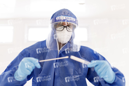 Symbolfoto Corona-Testzentrum