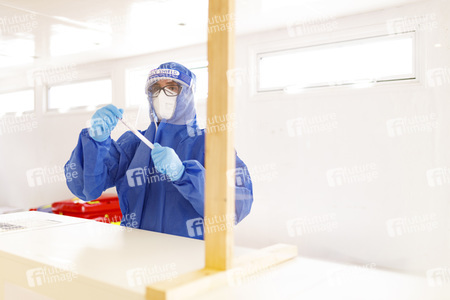 Symbolfoto Corona-Testzentrum