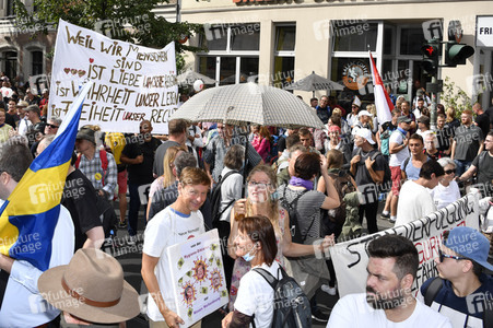 Corona-Demonstrationen in Berlin