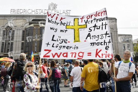Corona-Demonstrationen in Berlin