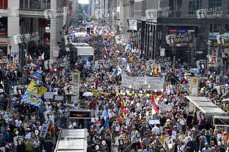 Corona-Demonstrationen in Berlin